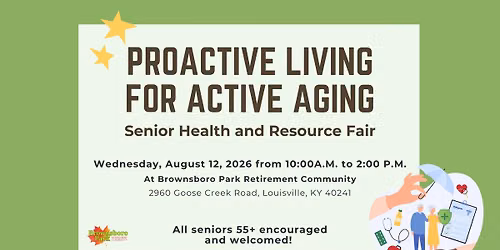 Proactive Living for Active Aging - Senior Health and Resource Fait