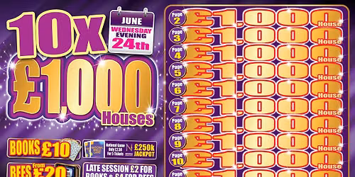 10 X \u00a31000 Full Houses