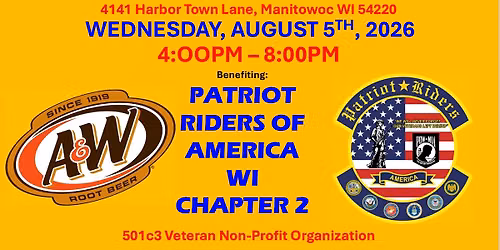 A&W "Share Night" Benefiting Patriot Riders of America WI Chapter 2