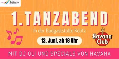 1. Tanz in der Badgastst\u00e4tte 