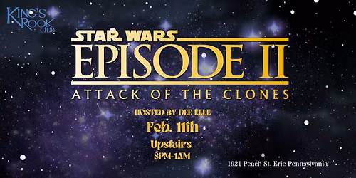 Star Wars Night \/ Pajamas Party at the Rook! 