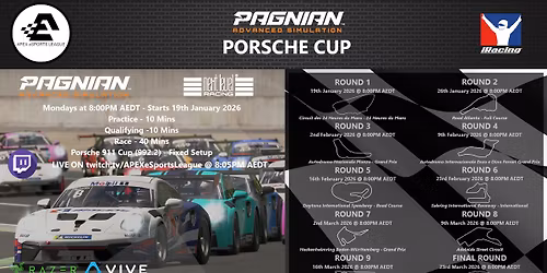 R8 - Pagnian Advanced Simulation - Porsche Cup - iRacing