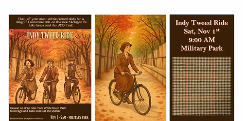 Indianapolis Tweed Ride 2025 - Fancy a Fall Forage?