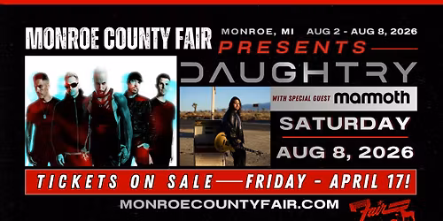 Daughtry with Special Guest Mammoth