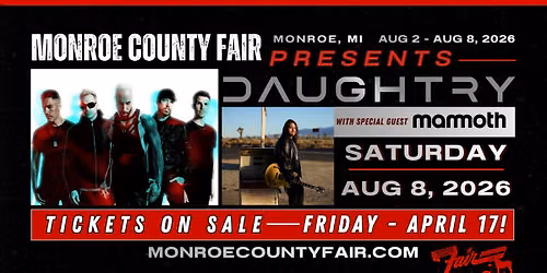 Daughtry with Special Guest Mammoth
