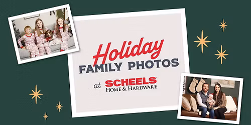 Holiday Family Photos at SCHEELS Home & Hardware