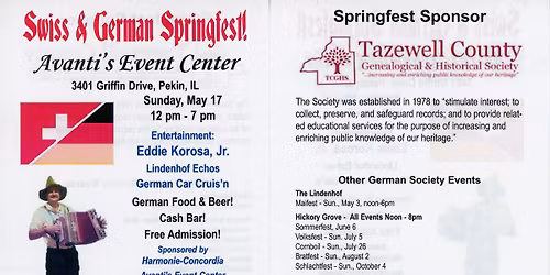 Swiss & German Springfest!