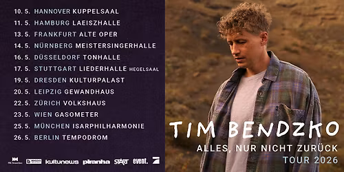 Tim Bendzko - Alles, nur nicht zur\u00fcck 2026