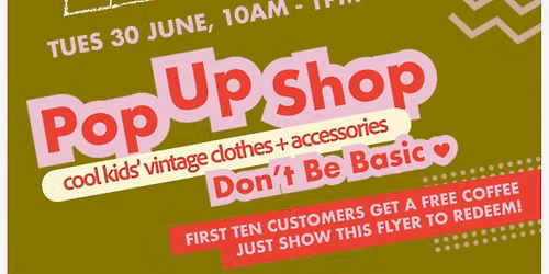 Mardy Kids Vintage Pop Up Shop at Ranny\u2019s