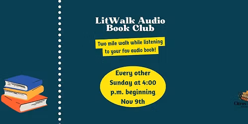 LitWalk Audio Book Club