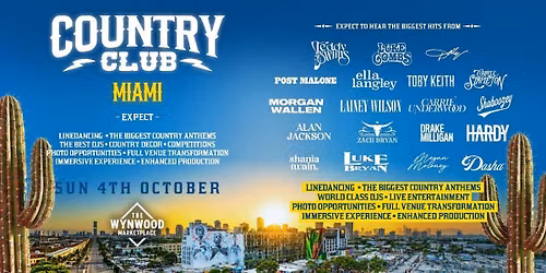 Country Club - Open-Air Festival - Wynwood Marketplace
