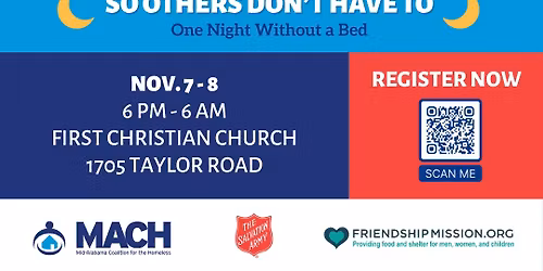 Join us for One Night Without a Bed