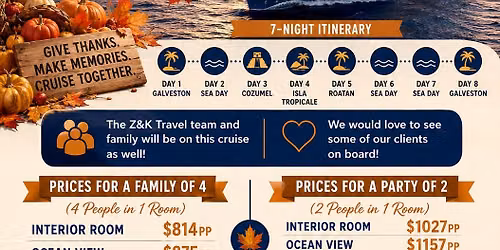 Carnival Thanksgiving Cruise