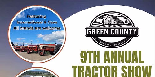 9th annual tractor show and toy show