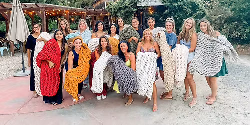 Chunky Blanket Workshop at The Flower Farm