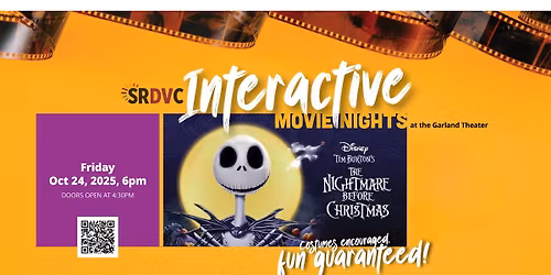 The Nightmare Before Christmas- Interactive Movie Night