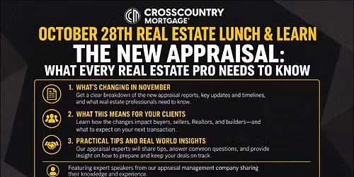 Lunch & Learn - The NEW Appraisal: What Every Real Estate Pro Needs to Know