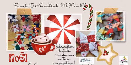 Atelier de No\u00ebl solidaire - \u00c9TOILES SCANDINAVES