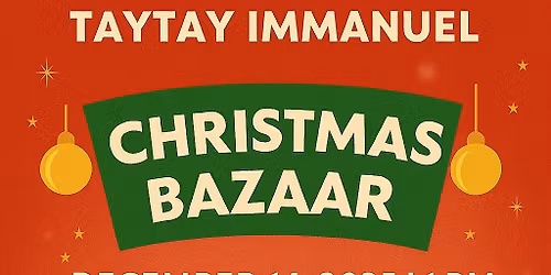 IMMANUEL CHURCH CHRISTMAS BAZAAR
