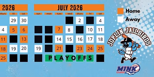 Joplin Jailbirds vs Clarinda A's 