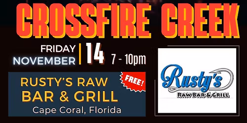 Rusty's Raw Bar & Grill (Cape Coral) | Crossfire Creek (New Country Band)
