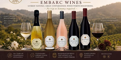 Exclusive Benovia Winery Wine Tasting at Embarc Wines