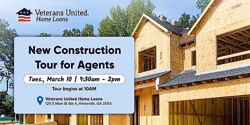 New Construction Tour for Agents