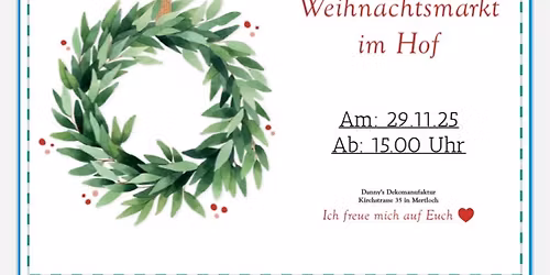 Weihnachtsmarkt im Hof 