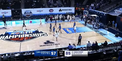 High Point Panthers at UNC Asheville Bulldogs Mens Basketball