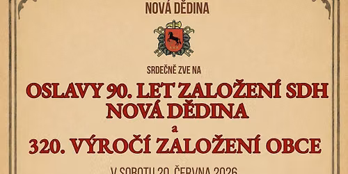 Oslavy 90. let zalo\u017een\u00ed sboru a 320. v\u00fdro\u010d\u00ed zalo\u017een\u00ed obce
