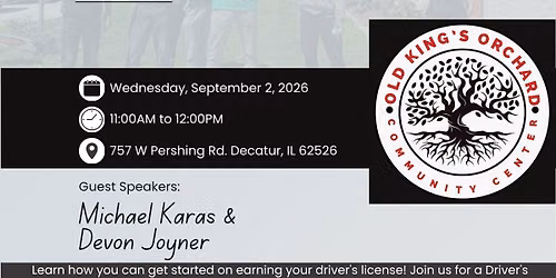 Driver's Ed Class Info Session