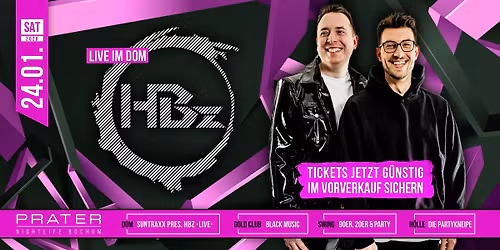HBz -live on stage- at PRATER BOCHUM [24\/01\/2026]
