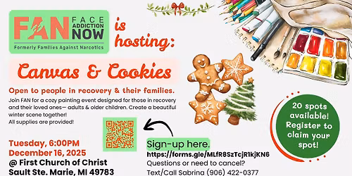 Canvas and Cookies - Painting with FAN