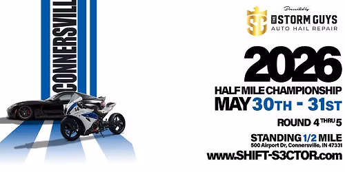 Connersville Debut Airstrip Attack | Shift\u2011S3ctor 2026 Half Mile Championship
