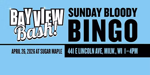 Sunday Bloody Bingo Fundraiser!