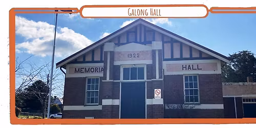 Festival of Small Halls Autumn Tour 2026: Galong