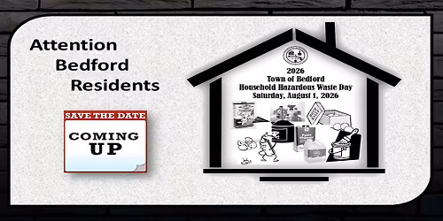 Town of Bedford 2026 Household Hazardous Waste Day