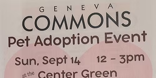 Geneva Commons Adoption Fair