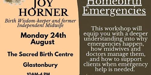 Homebirth Emergencies Workshop, Glastonbury 2026