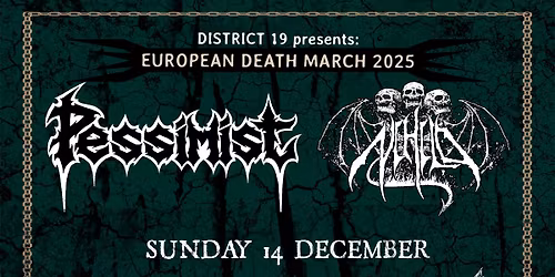 PESSIMIST (USA) & NIHILO (CH) \u2014 Death Metal Double Strike