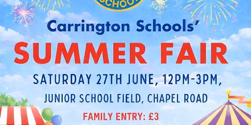 Carrington Schools Summer Fair 2026