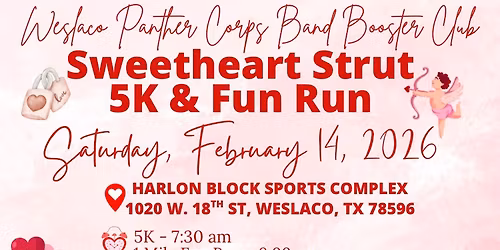 WPC Band Boosters 5k Sweetheart Strut Run & Fun Run