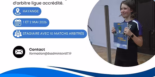 Formation - Examen d'Arbitre Ligue Accr\u00e9dit\u00e9