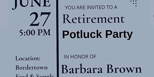 Barbara’s Retirement Party