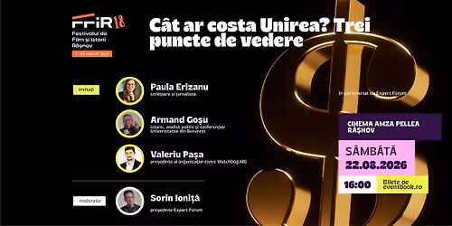 Dezbaterea \u201eC\u00e2t ar costa Unirea? Trei puncte de vedere\u201d