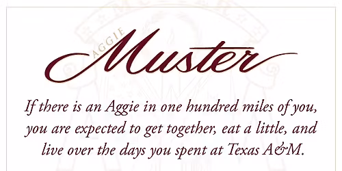 Comal County A&M Club Muster