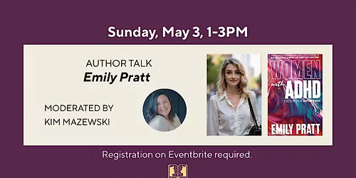 An Afternoon with Emily Pratt, Hosted at Huxley and Hiro