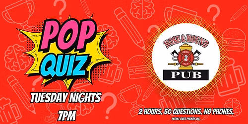 Calgary - POP QUIZ Tuesday @ Hose & Hound