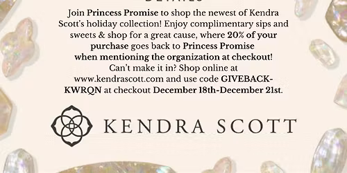 Kendra Scott Giveback Event