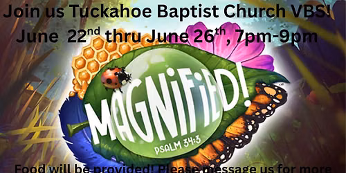 Tuckahoe Baptist VBS